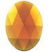 30x40mm Oval Light Amber Faceted Jewel 331-10