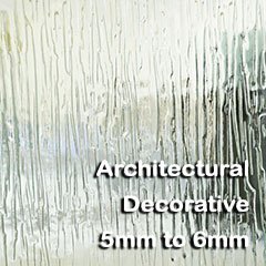 Architectural Decorative 5 to 6mm Glass