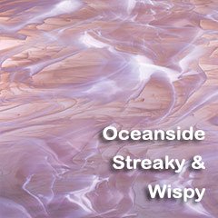 Oceanside Streaky & Wispy Glass