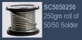 50/50 Solder S/W 250gm Roll SC5050250