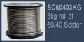 60/40 3.2r Solder S/W 3kg Roll SC60403KG
