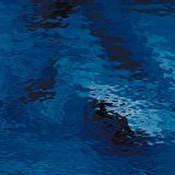Oceanside Dark Blue Waterglass Fusible 136WF 305x280mm