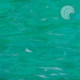 Oceanside Teal Green White Wispy Fusible 82392SF 305x305mm