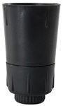Lampholder 10mm Black Plastic ELEC-3