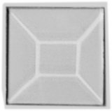 Clear Square Bevel 38 x 38mm S3838