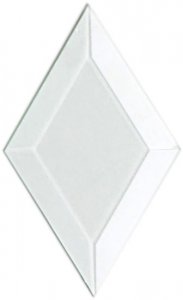 Clear Diamond Bevel 76 x 126mm D76126
