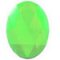 30x40mm Oval Green Faceted Jewel 331-3