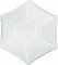Clear Hexagon Bevel 51mm Sides HEX51